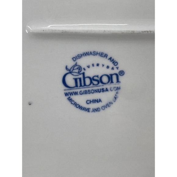 2 Vintage Gibson Embossed Oval Serving Platters 14x10.5 and 14.75x10.5 LOT OF 2 - Picture 11 of 11